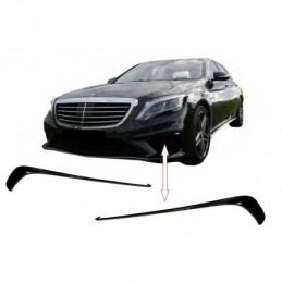tuning Front Bumper Splitters Fins suitable for MERCEDES Benz W222 S-Class S63 A-Design (2013-up)