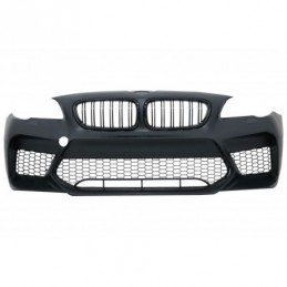 Front Bumper With Central Grilles suitable for BMW F10 F11 5 Series (2011-2017) G30 M5 Design Without PDC, Serie 5 F10/ F11