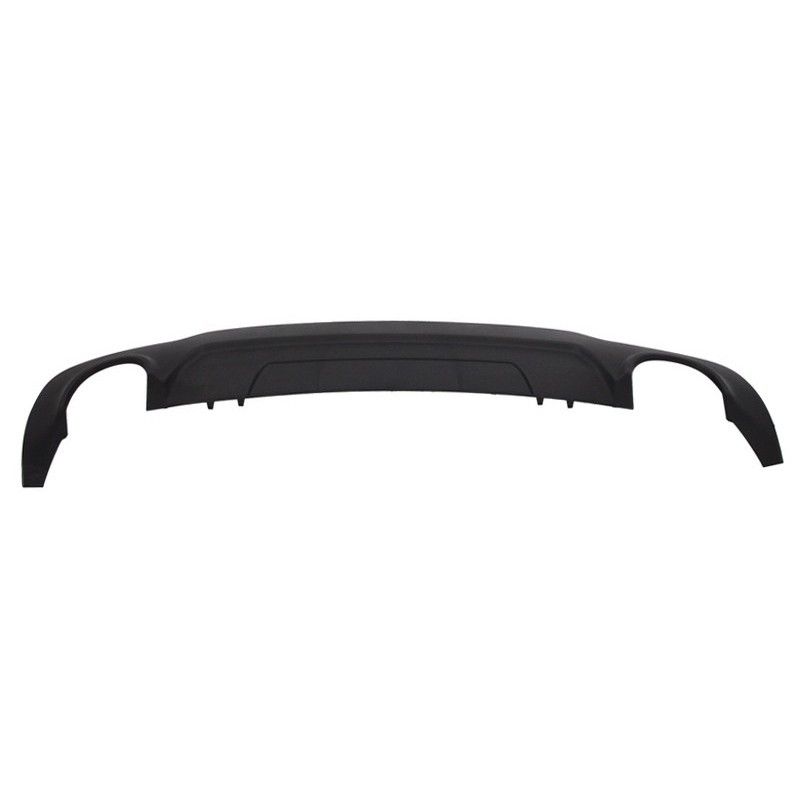 Rear Bumper Twin Single Outlet Diffuser suitable for MERCEDES C-Class W204 (2011-2014) C350 Style Sport Line, W204