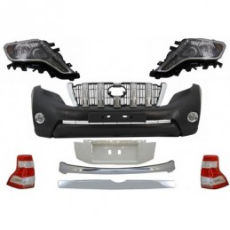 Complete Facelift Conversion Body Kit Assembly 2009+ to 2014+ suitable for TOYOTA Land Cruiser Prado F J150, Land Rover