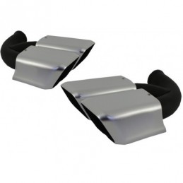 tuning Exhaust Tips Muffler Tips suitable for PORSCHE Cayenne 958 (2011-up) Cayenne S, Cayenne