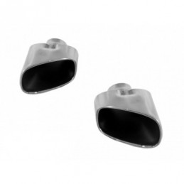 tuning Suitable for BMW X5 E70 Exhaust Muffler Tips (2007-up) LCI Facelift Look