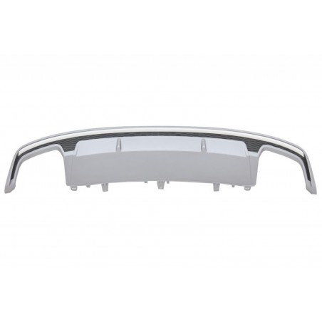 Rear Bumper Valance Air Diffuser suitable for Audi A7 4G Facelift (2015-2018) S7 Design Only Standard Bumper, A7/ S7 / RS7 - C7