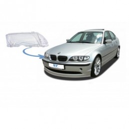 Headlight Lens Right Side suitable for BMW 3 Series E46 Facelift Sedan/Touring (2001-2004), Eclairage Bmw