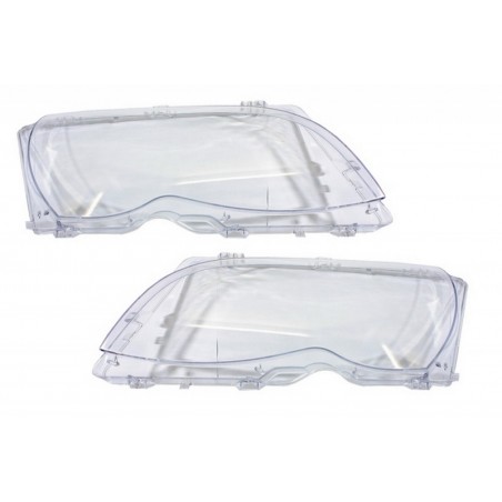 Headlight Lens Right Side suitable for BMW 3 Series E46 Facelift Sedan/Touring (2001-2004), Eclairage Bmw