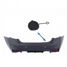 Tow Hook Cover Rear Bumper suitable for BMW 3 Series F30 (2011-up) M3 M-tech Design, Serie 3 F30/ F31