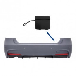 Tow Hook Cover Rear Bumper suitable for BMW 3 Series F30 (2011-up) M-Performance M-Tech Design, Serie 3 F30/ F31