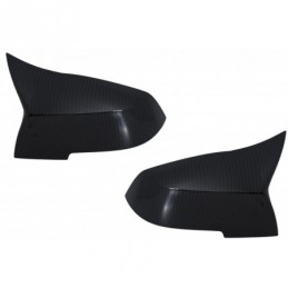 Mirror Covers suitable for BMW 1/2/3/4 Series F20 F21 F22 F23 F30 F31 F32 F33 F36 Carbon Film Hydrographic Coating, Nouveaux pro