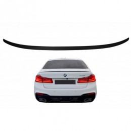 Trunk Boot Spoiler suitable for BMW 5 Series G30 (2017-Up) M5 Design Matte Black, Serie 5 G30/ G31