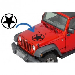 Sticker Star Universal suitable for Jeep Wrangler JK Truck or Other Cars Black, Jeep