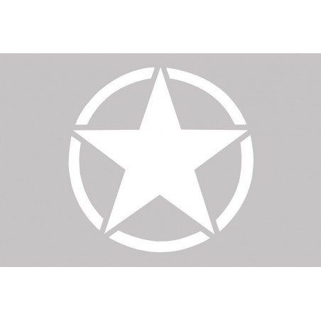 Sticker Star Universal suitable for Jeep Wrangler JK Truck or Other Cars White, Jeep