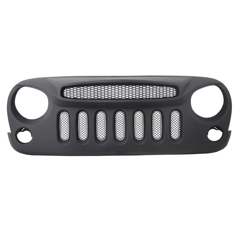 Central Front Grille suitable for JEEP Wrangler / Rubicon JK (2007-2017) Angry Bird Design Specter Mask, Jeep