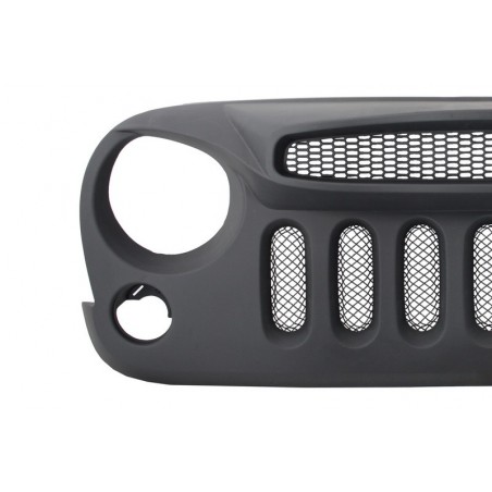 Central Front Grille suitable for JEEP Wrangler / Rubicon JK (2007-2017) Angry Bird Design Specter Mask, Jeep