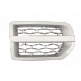 Side Vent suitable for Land Range Rover Discovery III (2006-2009) Hawke Autobiography Design Silver, Land Rover