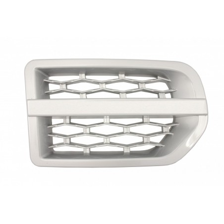 Side Vent suitable for Land Range Rover Discovery III (2006-2009) Hawke Autobiography Design Silver, Land Rover