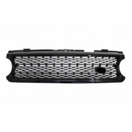 Central Grille suitable for Land Range Rover Vogue III L322 (2006-2009) All Black Autobiography Supercharged Edition, Land Rover