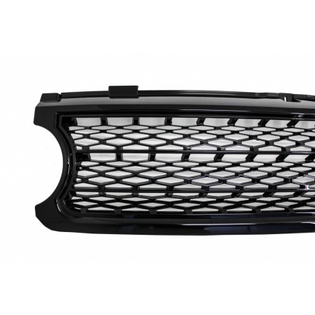 Central Grille suitable for Land Range Rover Vogue III L322 (2006-2009) All Black Autobiography Supercharged Edition, Land Rover