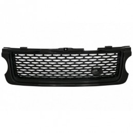 Central Grille suitable for Land Range Rover Vogue III L322 (2010-2012) All Black Autobiography  Supercharged Edition, Land Rove