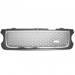 Central Grille suitable for Land Range Rover Vogue III L322 (2010-2012) Grey Silver Autobiography Supercharged Edition, Land Rov