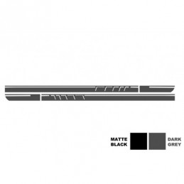 Side Decals Sticker Vinyl Dark Grey Mercedes Benz CLA W117 C117 X117 (2013-2016) A Class W176 (2012-up) 45 AMG Design Edition 1,