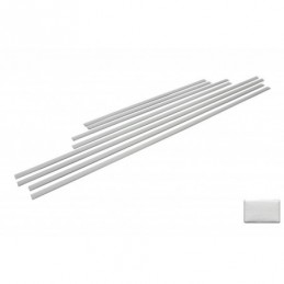 tuning Add On Door Moldings Strips Brushed Aluminum suitable for MERCEDES G-class W463 (1989-2015)