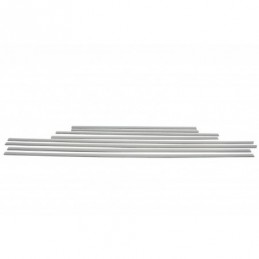 Add On Door Moldings Strips Brushed Aluminum suitable for MERCEDES G-class W463 (1989-2015), Classe G W463
