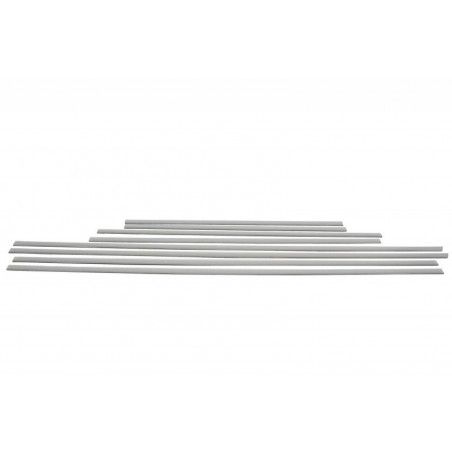 Add On Door Moldings Strips Brushed Aluminum suitable for MERCEDES G-class W463 (1989-2015), Classe G W463
