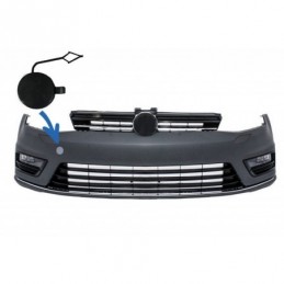 Towning Cap Front Bumper suitable for VW Golf VII 7 (2013-2017) Rline Look, VOLKSWAGEN