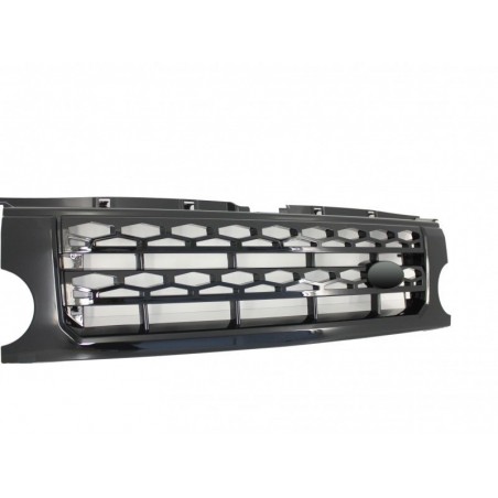 Central Grille suitable for Land ROVER Range Rover Discovery III (2004-2009) Autobiography Design All Black, Land Rover