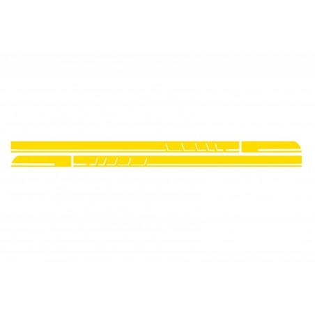 Side Decals Sticker Vinyl Matte Yellow Mercedes Benz CLA W117 C117 X117 (2013-2016) A Class W176 (2012-up) 45 AMG Design Edition