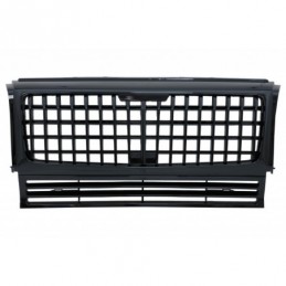 Front Grille suitable for Mercedes G-Class W463 (1990-2014) GT-R Panamericana Vertical Exclusive Design Piano Black, FGMBW463MGT