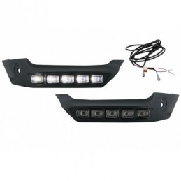 Front Bumper Spoiler LED DRL Extension suitable for Mercedes G-Class W463 (1989-up), Classe G W463