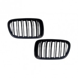 Central Kidney Grilles suitable for BMW X3 F25 (2011-2014) Double Stripe M Design Piano Black, X3 F25
