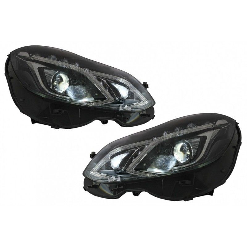 LED Xenon Headlights suitable for Mercedes E-Class W212 Facelift (2013-2016) Upgrade Type, Eclairage Mercedes