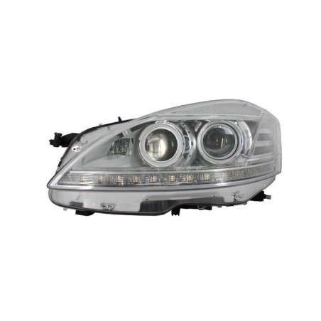 LED Headlights suitable for Mercedes S-Class W221 (2005-2009) Facelift Look, Eclairage Mercedes