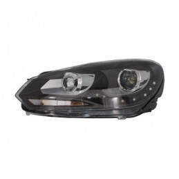 Headlights suitable for VW Golf 6 VI (2008-2013) LED DRL Daytime Running Light GTI Look, Eclairage Volkswagen