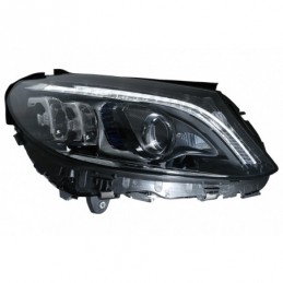 Full Multibeam LED Headlights suitable for Mercedes C-Class W205 S205 (2014-2018) LHD, Eclairage Mercedes