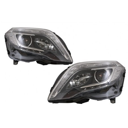 LED DRL Headlights suitable for Mercedes GLK X204 (2013-2015) Facelift Design, Eclairage Mercedes