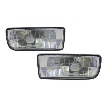 Fog Lights Lamps suitable for BMW 3 Series E36 (1991-2000) Glass Chrome Lens, Eclairage Bmw