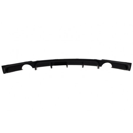 Rear Bumper Spoiler Valance Diffuser Double Outlet Single Exhaust suitable for BMW 3 Series F30 F31 M Performance Design, Serie 