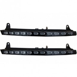 tuning LED DRL Daytime Running Lights suitable for Audi Q7 4L (2006-2009) Turning Lights Facelift