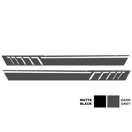Side Decals Sticker Vinyl Dark Grey suitable for MERCEDES G-class W463 (1989-2017), Classe G W463