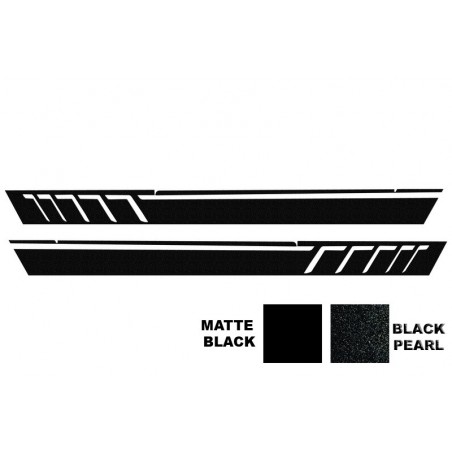 Side Decals Sticker Vinyl Black suitable for MERCEDES G-class W463 (1989-2017) Black Pearl A-Design, Classe G W463