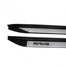 Running Boards Side Steps suitable for TOYOTA RAV4 (XA30) (2009-2012) OEM Design, TOYOTA