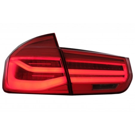 Taillights BMW 3 Series F30 Pre LCI (2011-2014) Red Clear Conversion to LCI Design, Eclairage Bmw