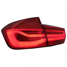 Taillights BMW 3 Series F30 Pre LCI (2011-2014) Red Clear Conversion to LCI Design, Eclairage Bmw