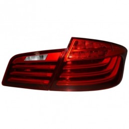 LED Taillights M Performance suitable for BMW 5 Series F10 (2011-2017) Red Clear LCI Design, Eclairage Bmw