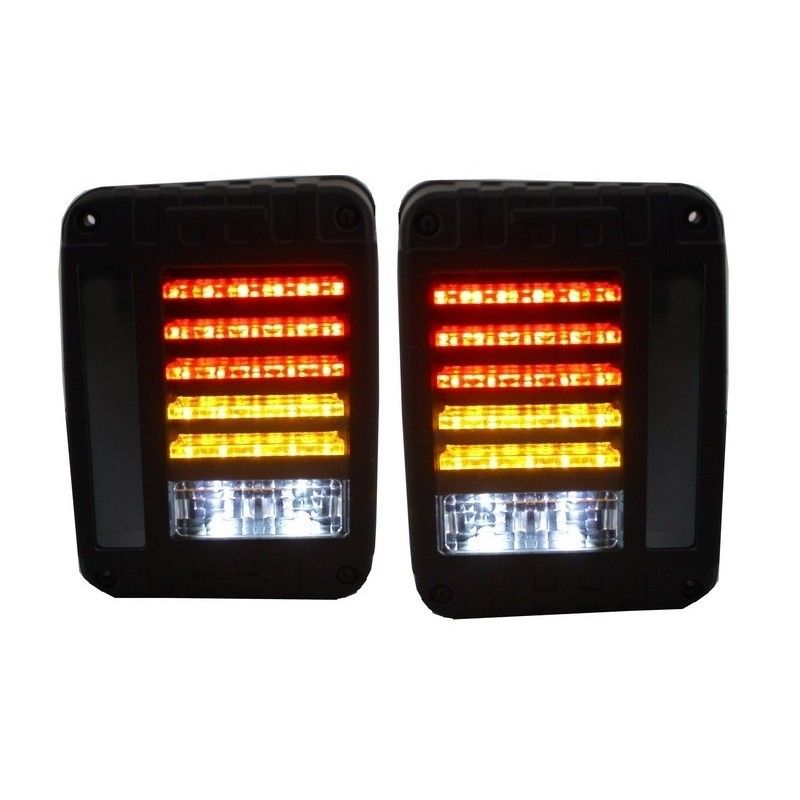 Full LED Taillights suitable for JEEP Wrangler/Rubicon JK (2007-2017), Eclairage Jeep