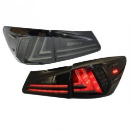 Taillights Full LED suitable for LEXUS IS XE20 (2006-2012) Light Bar Facelift New XE30 Smoke, Eclairage Lexus