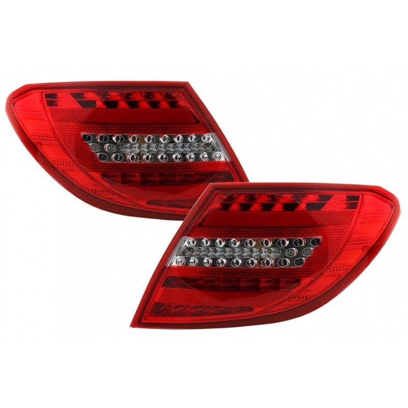 Full LED Taillights suitable for MERCEDES C-Class W204 (2007-2012) Facelift Design, Eclairage Mercedes
